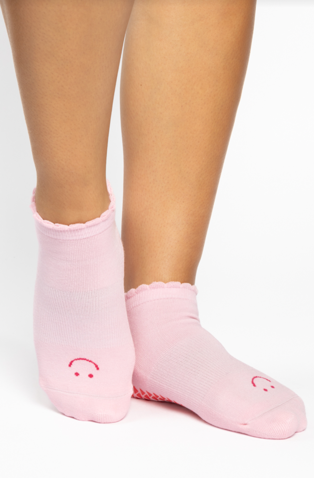 Happy Grip Sock -Baby Pink