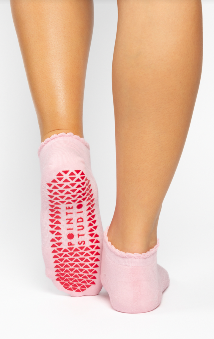 Happy Grip Sock -Baby Pink