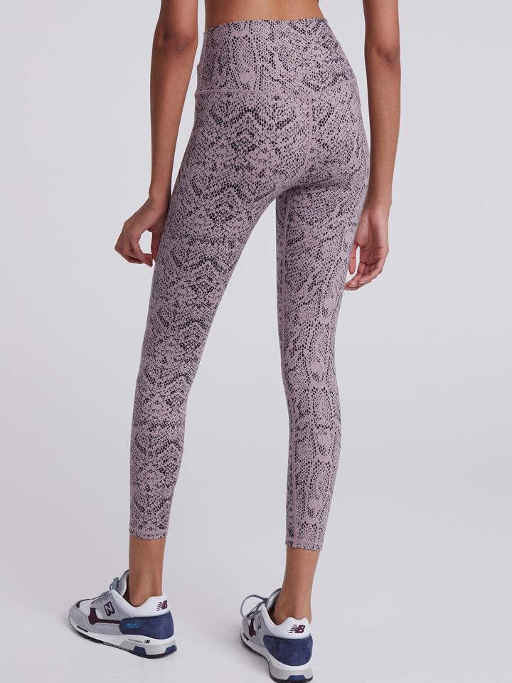 Varley Leggings Let's Move High Rise Legging - Bark Rose Snake